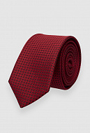 Красный галстук с узором