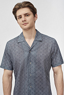 Рубашка из хлопка с коротким рукавом