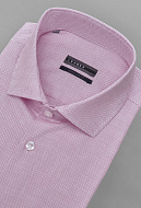 Розовая рубашка с французским воротником на высокий рост Regular Fit