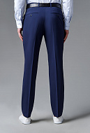 Синие брюки из итальянской эластичной ткани Regular Fit