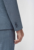 Костюмный пиджак из шерстяной ткани с узором Super Slim Fit