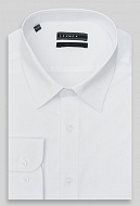 Белая рубашка из тянущейся ткани Slim Fit