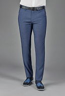 Синие брюки в стиле casual Slim Fit 