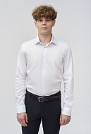 Классическая белая рубашка из эластичной ткани Regular Fit