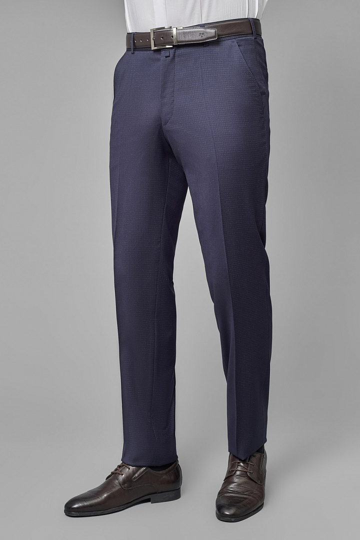 Костюмные брюки из итальянской ткани Slim Fit