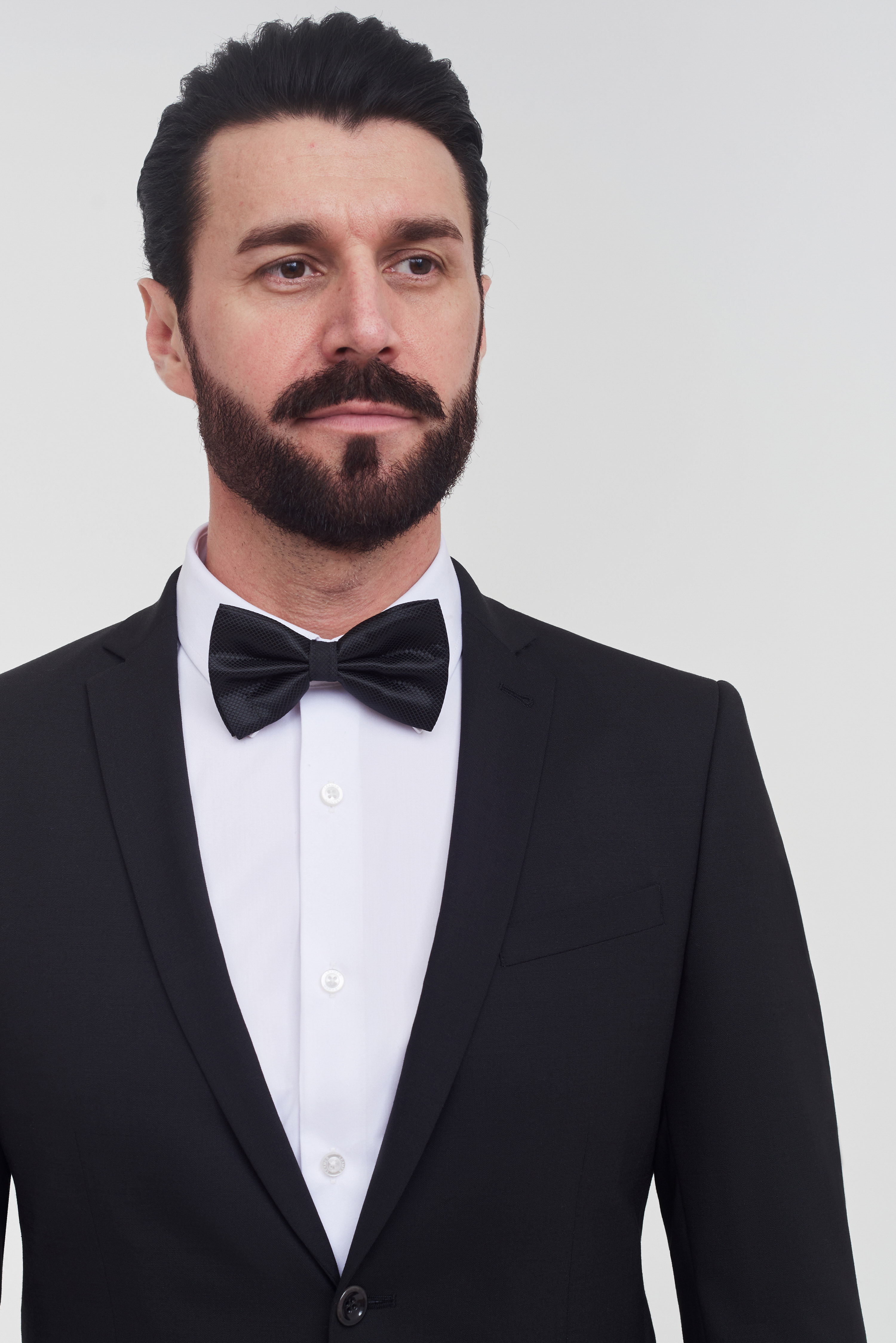 Чёрный классический пиджак Super Slim Fit