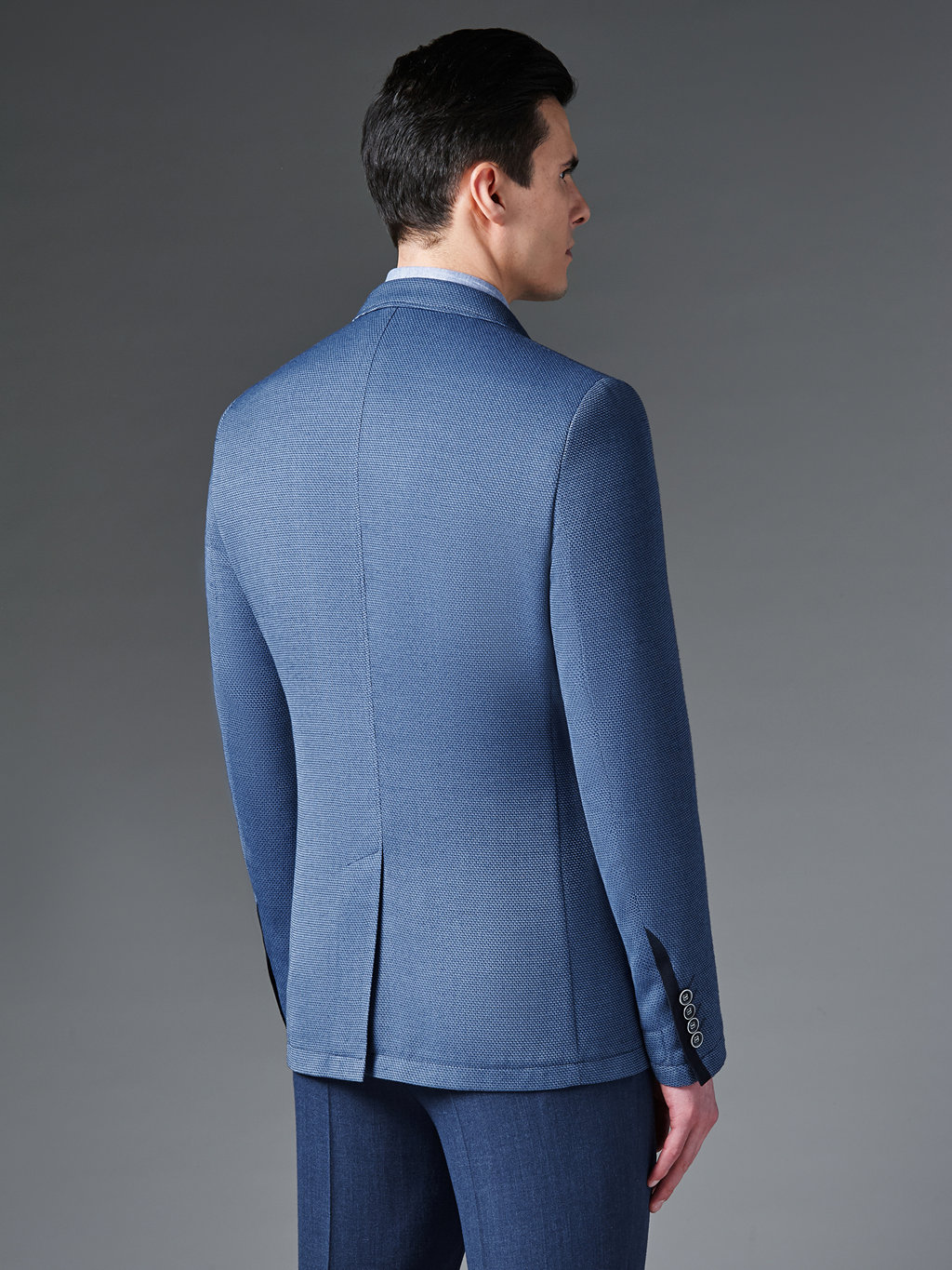 Пиджак из фактурной ткани со льном Slim Fit