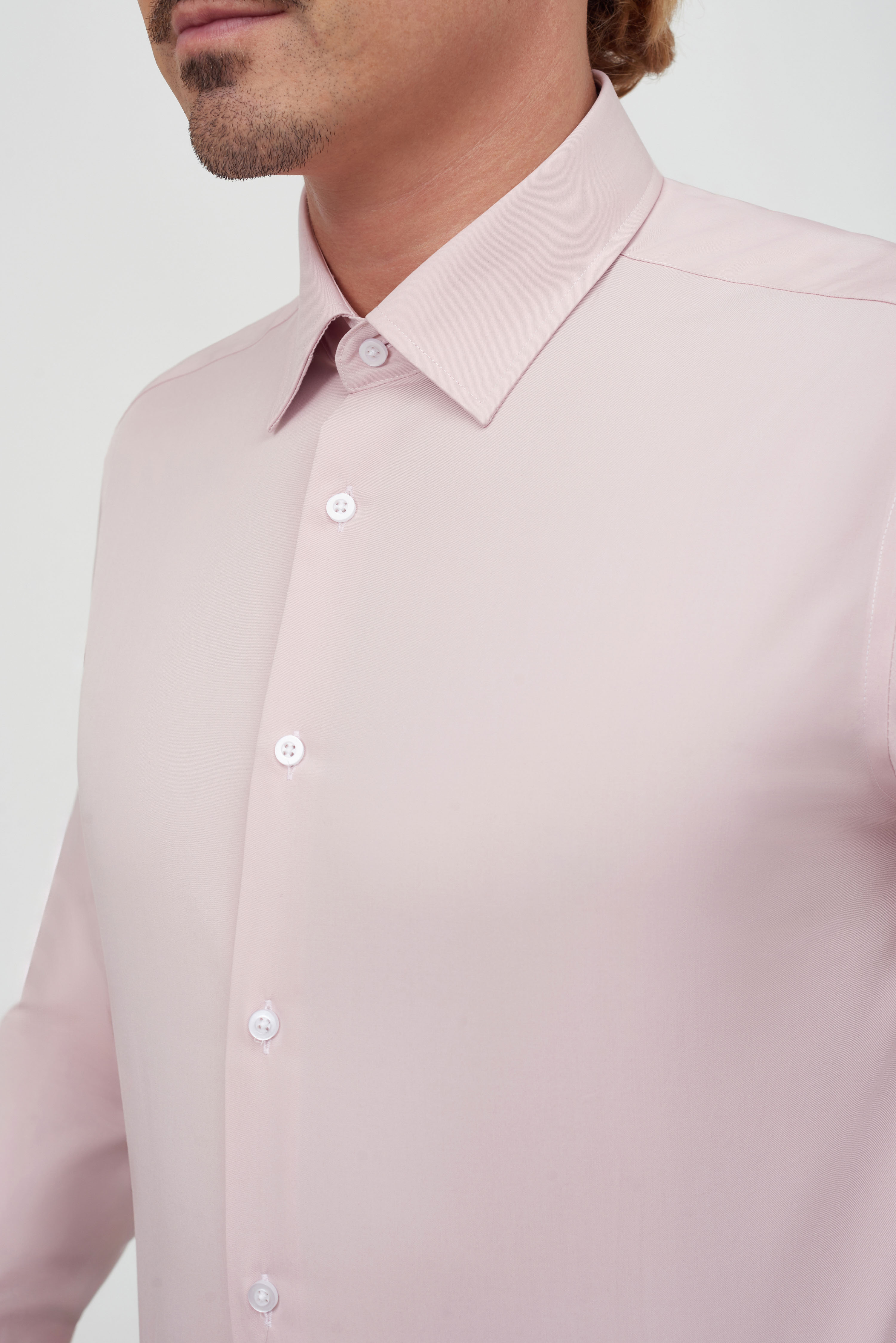 Рубашка с содержанием бамбукового волокна Slim Fit