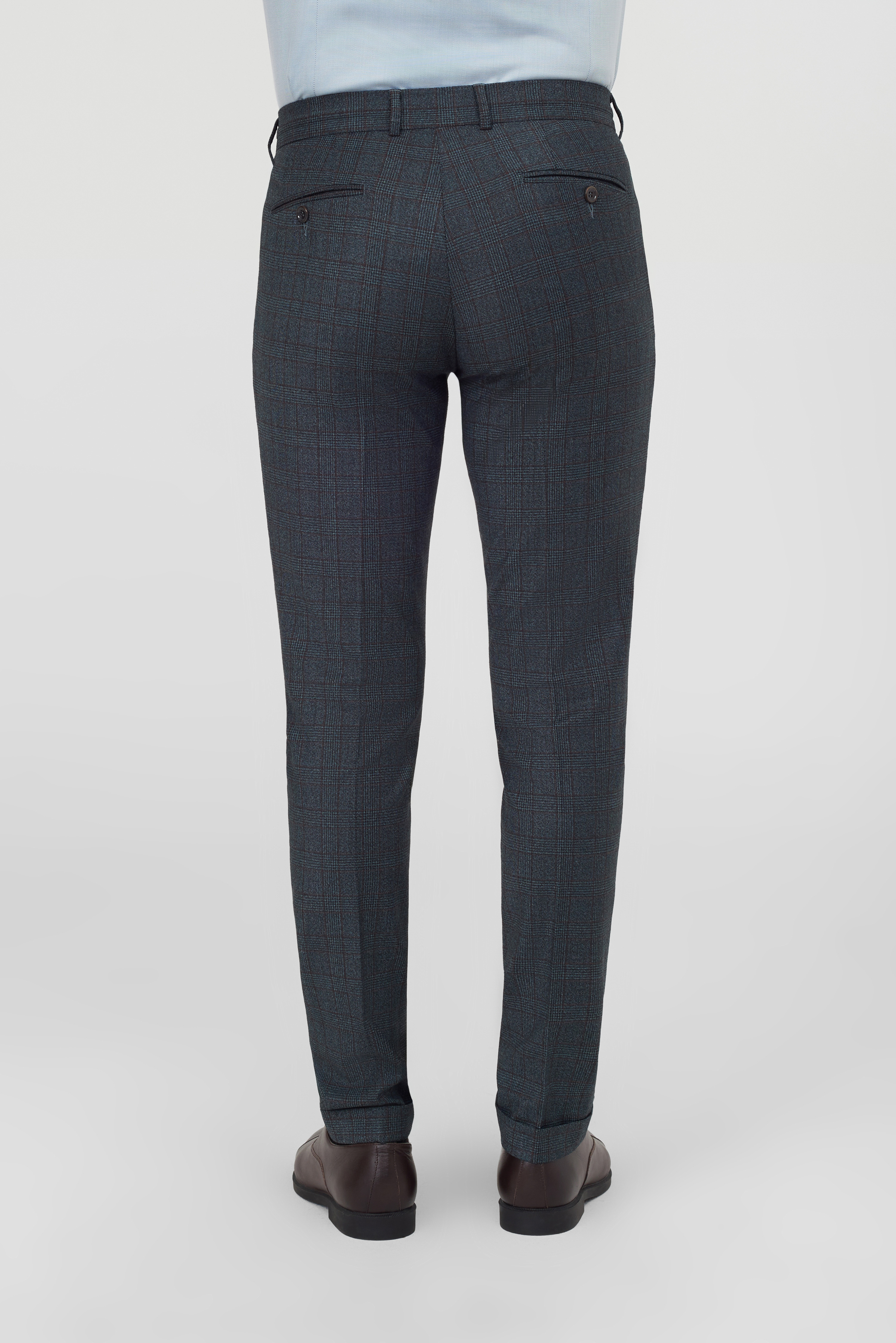 Костюмные брюки в клетку Super Slim Fit