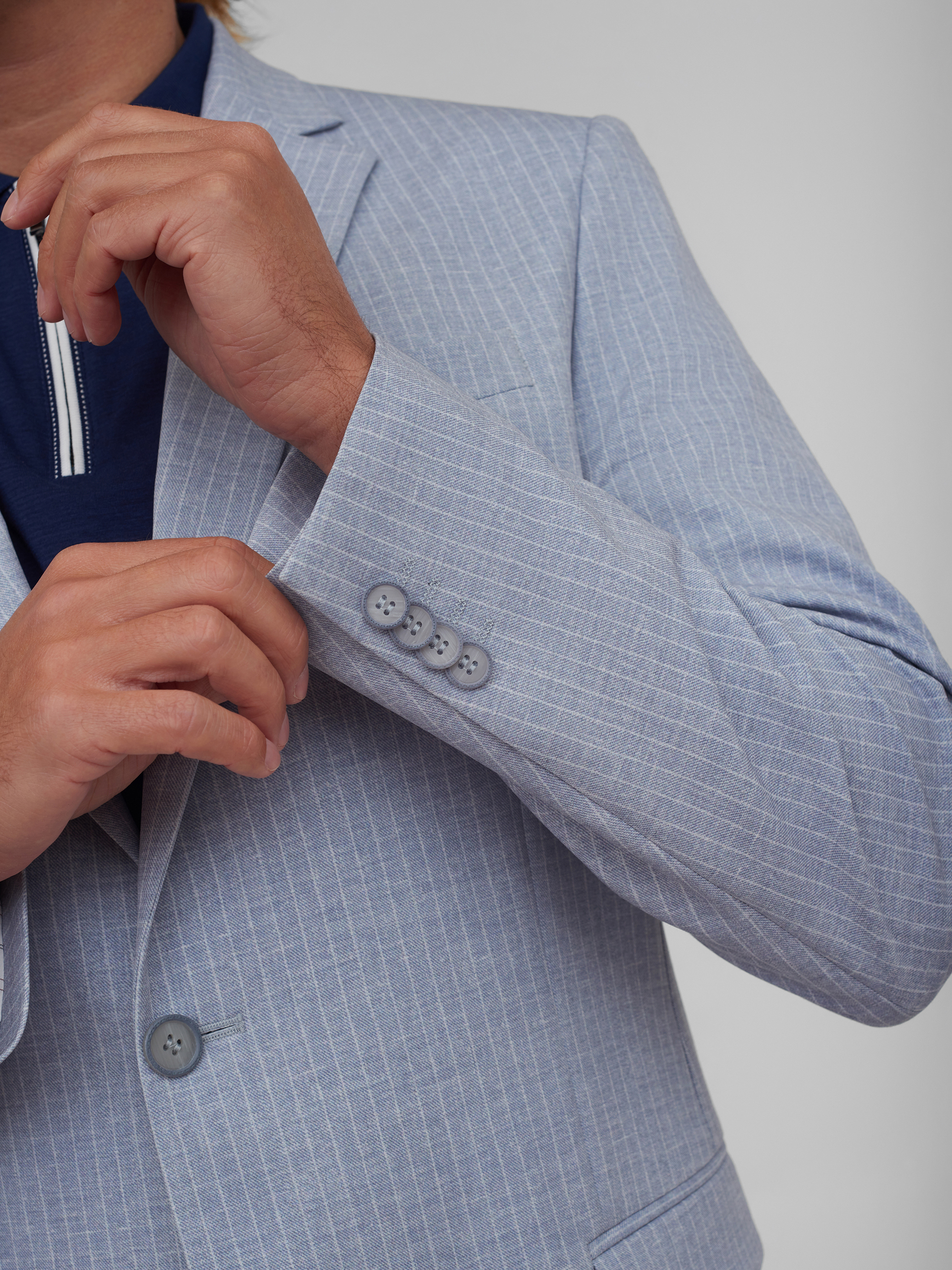 Костюмный пиджак в полоску Slim Fit