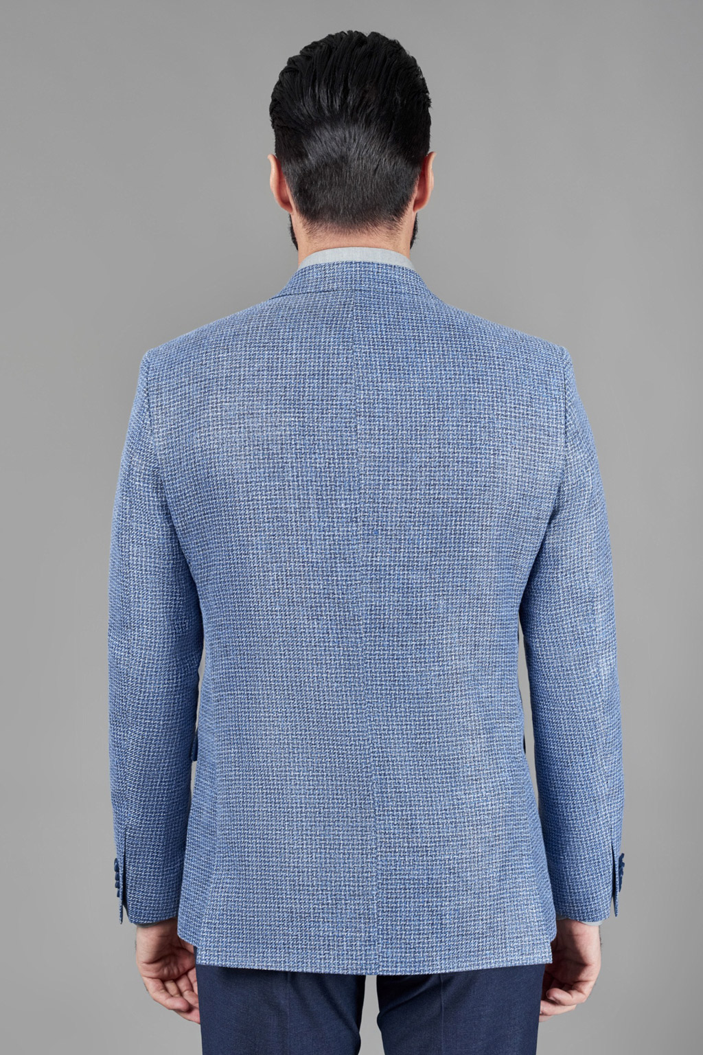 Пиджак в стиле casual из итальянской ткани Vitale Barberis Slim Fit