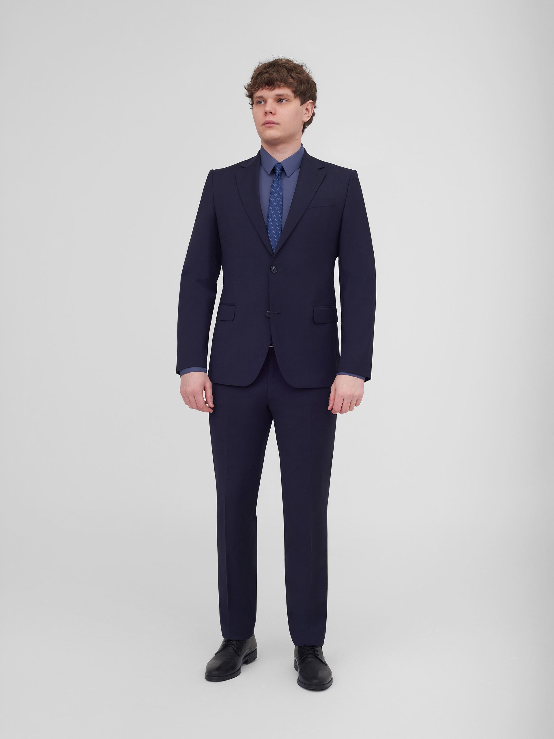 Костюмный пиджак из шерстяной ткани Slim Fit