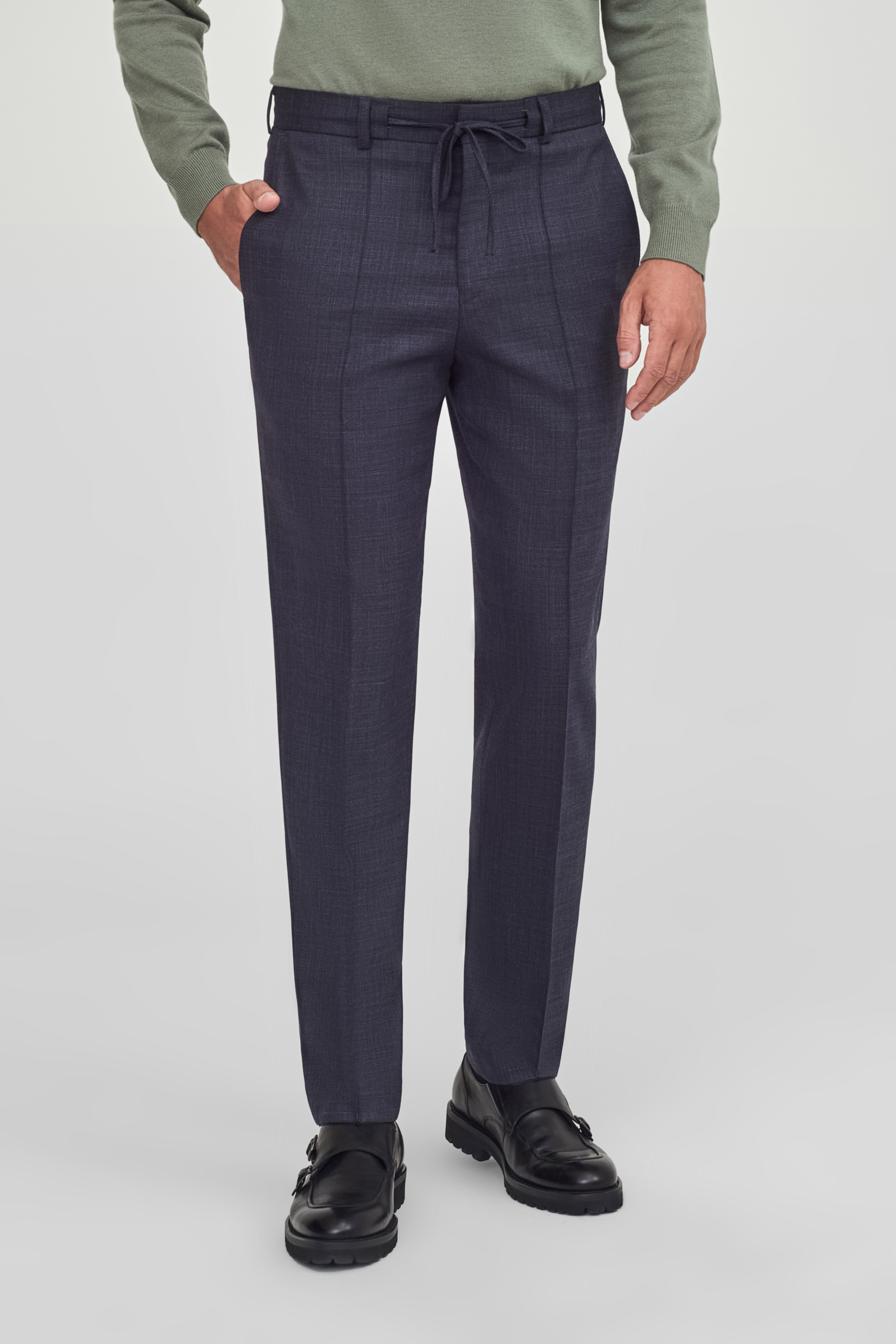 Костюмные брюки на кулиске Super Slim Fit