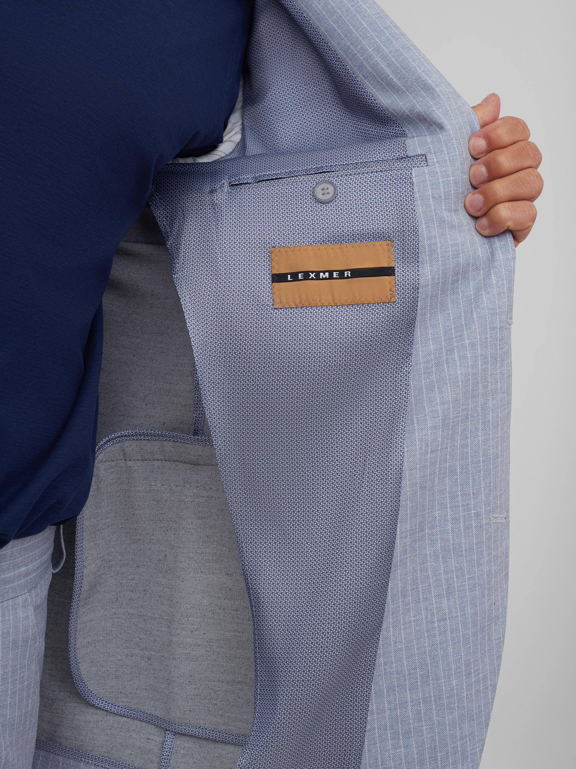 Костюмный пиджак в полоску Slim Fit