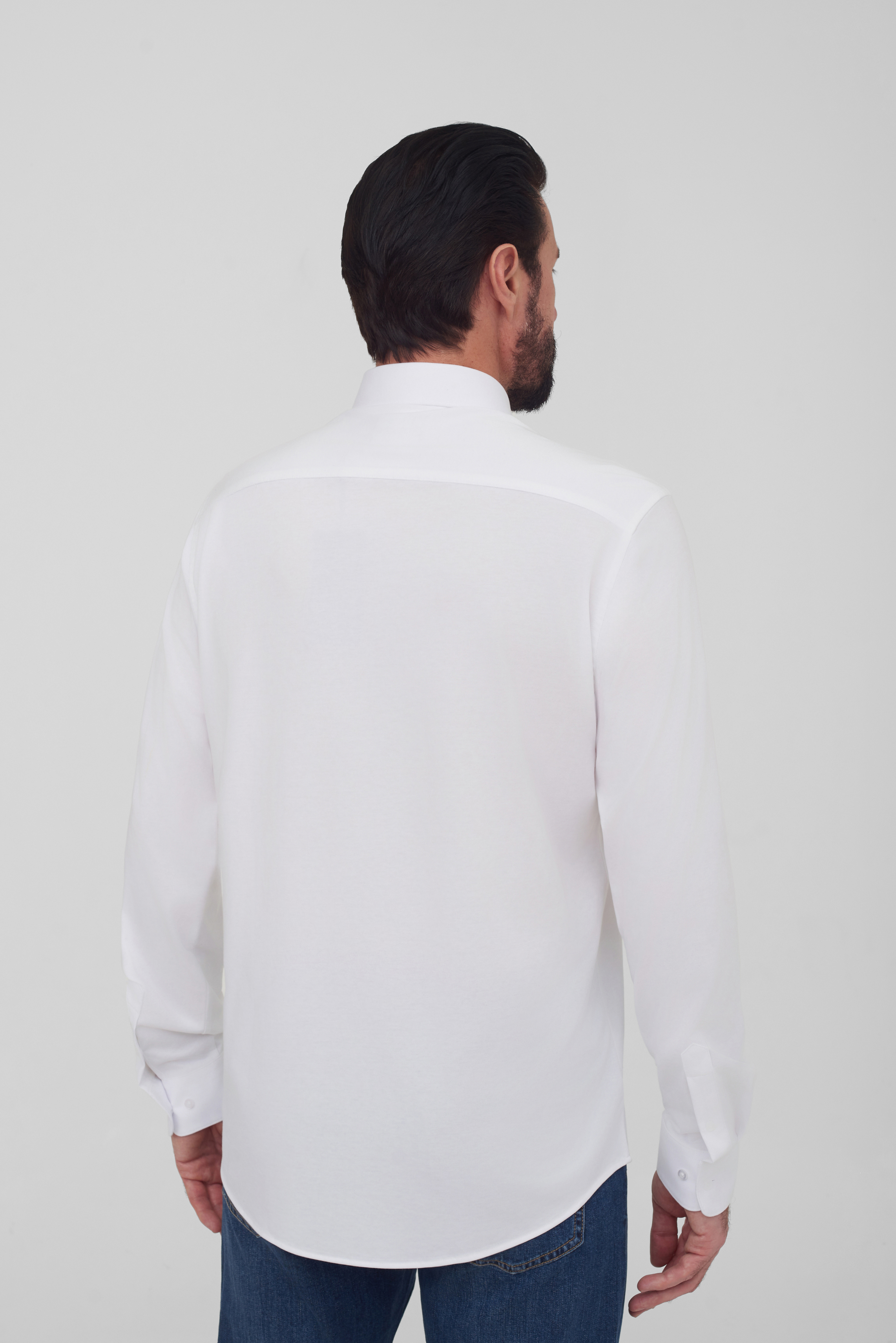 Рубашка из эластичной ткани Regular Fit