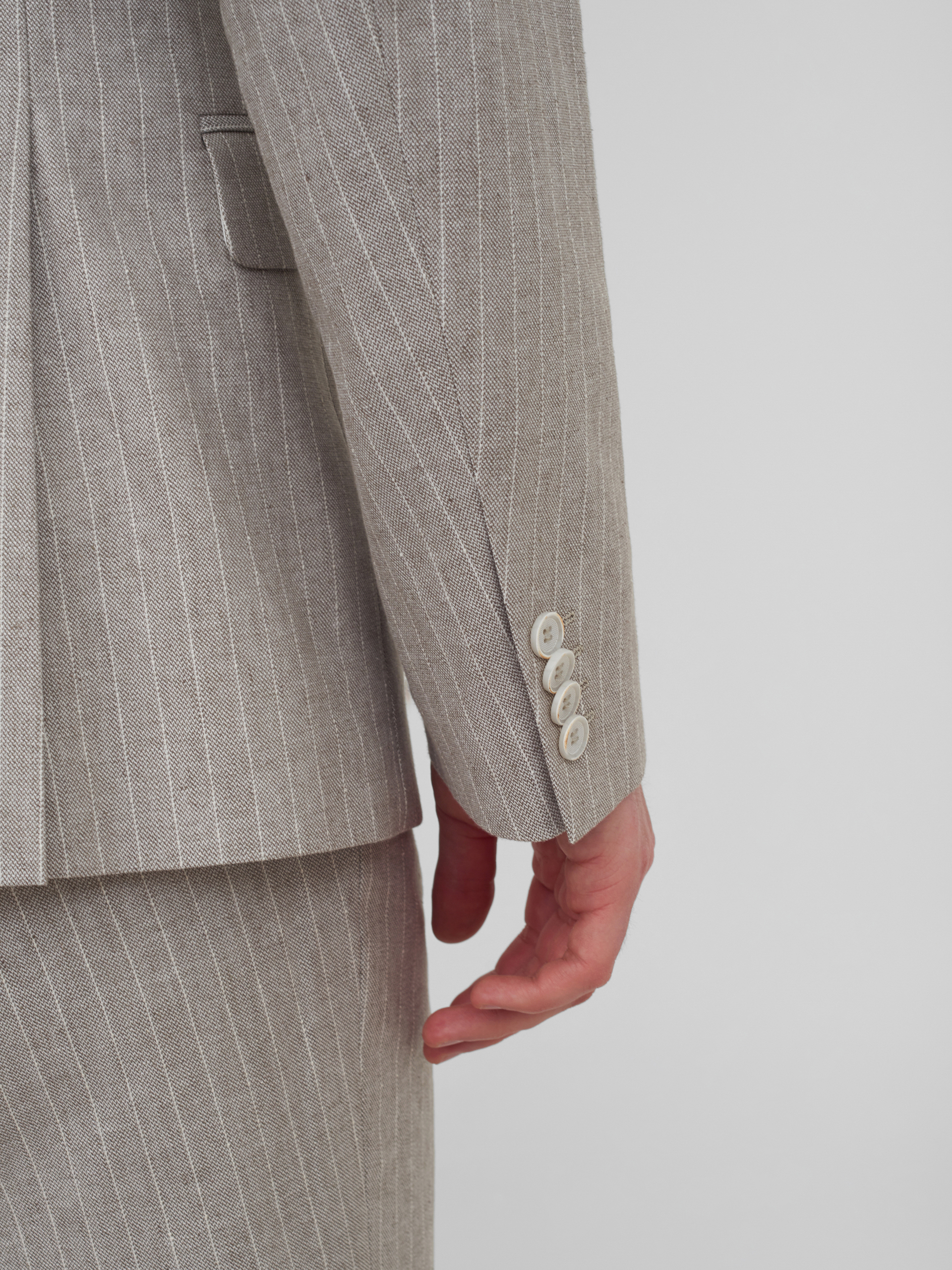 Костюмный пиджак в полоску Slim Fit
