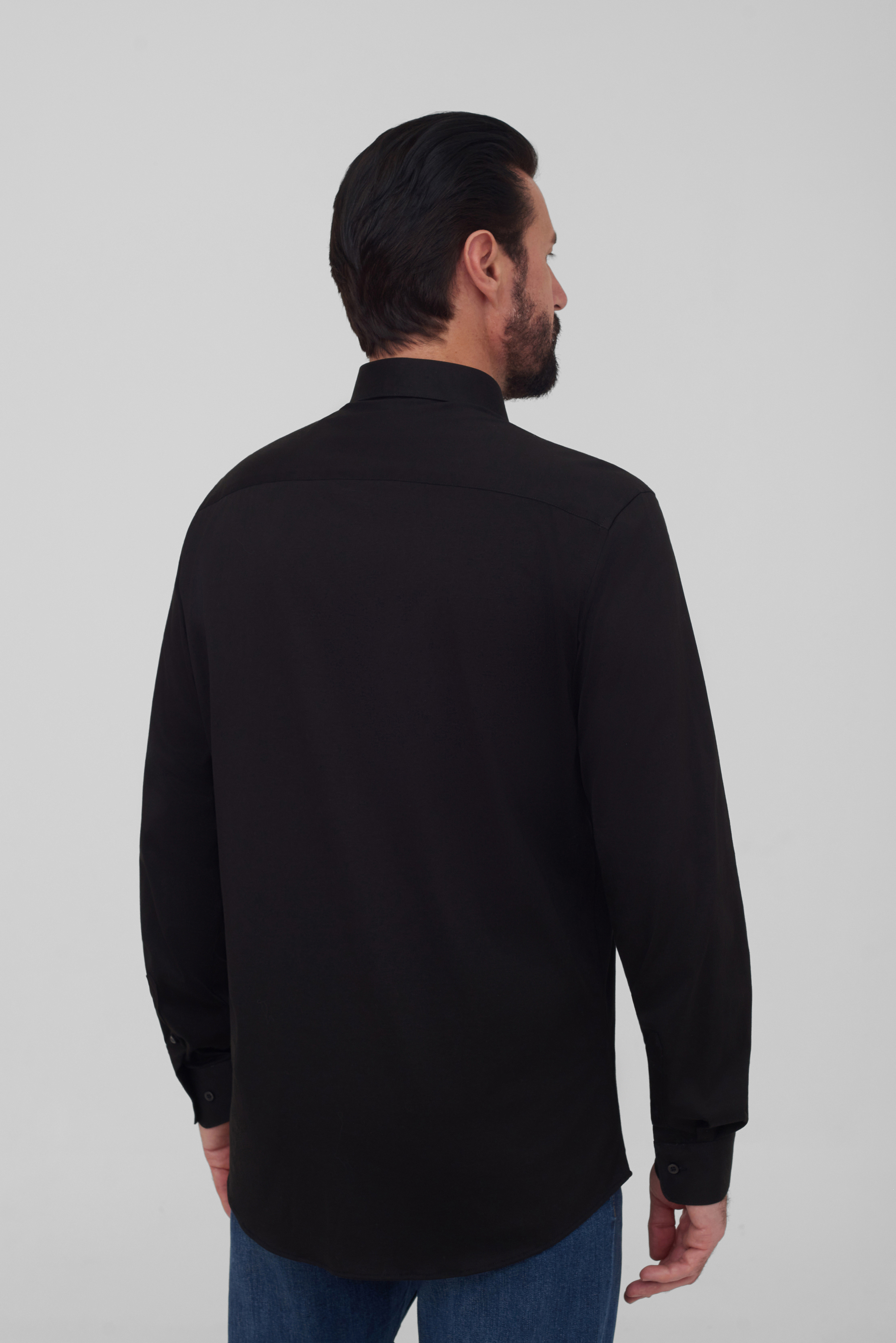 Рубашка из эластичного хлопка Regular Fit