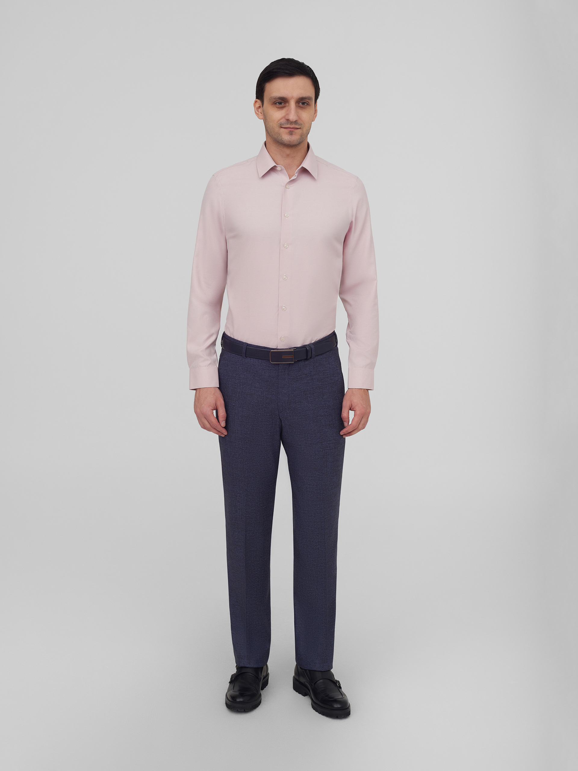 Рубашка с классическим воротником Slim Fit