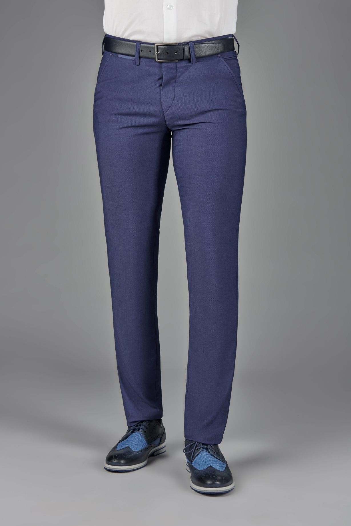 Синие брюки в стиле casual Super Slim Fit 