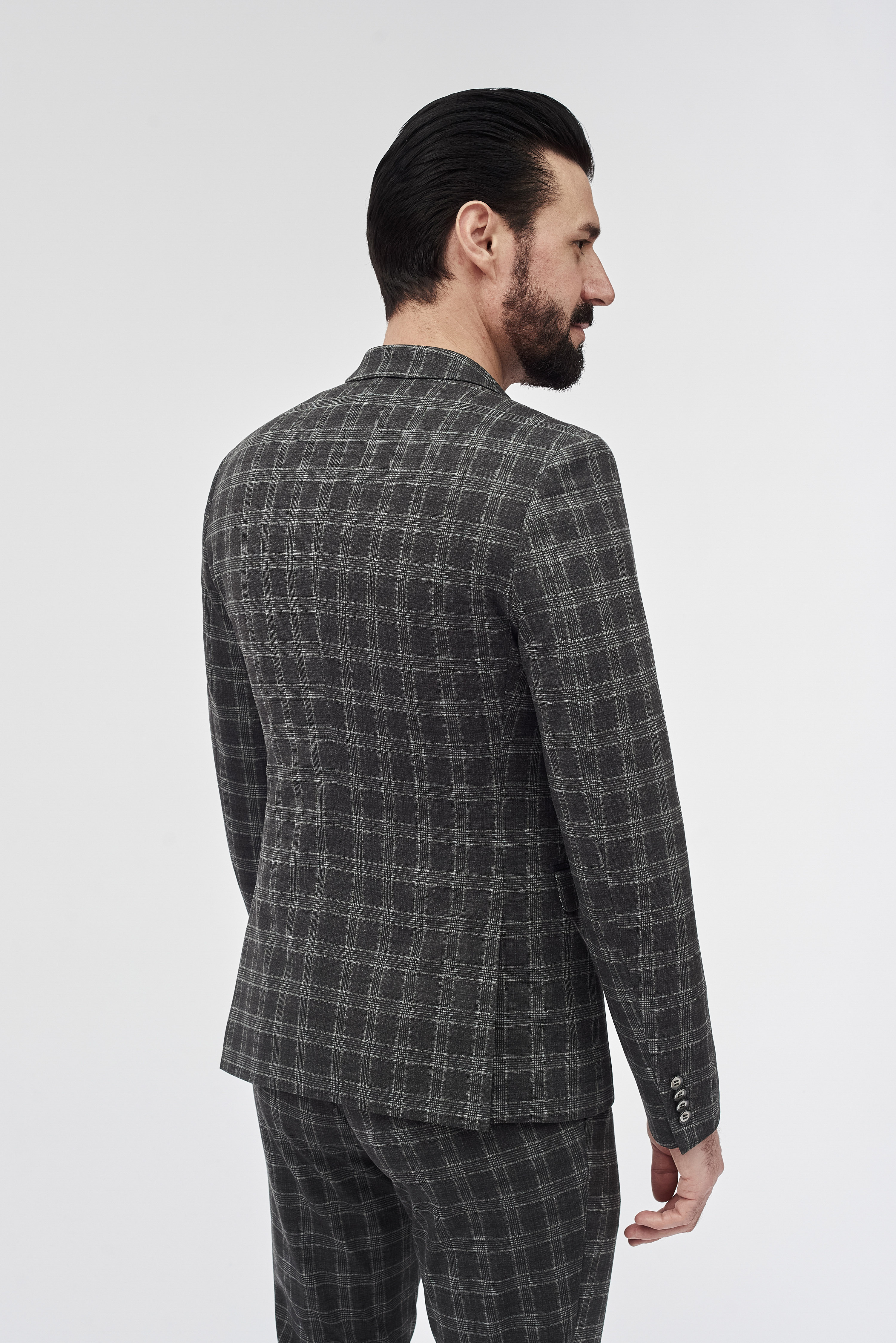 Костюмный пиджак из эластичной ткани Super Slim Fit