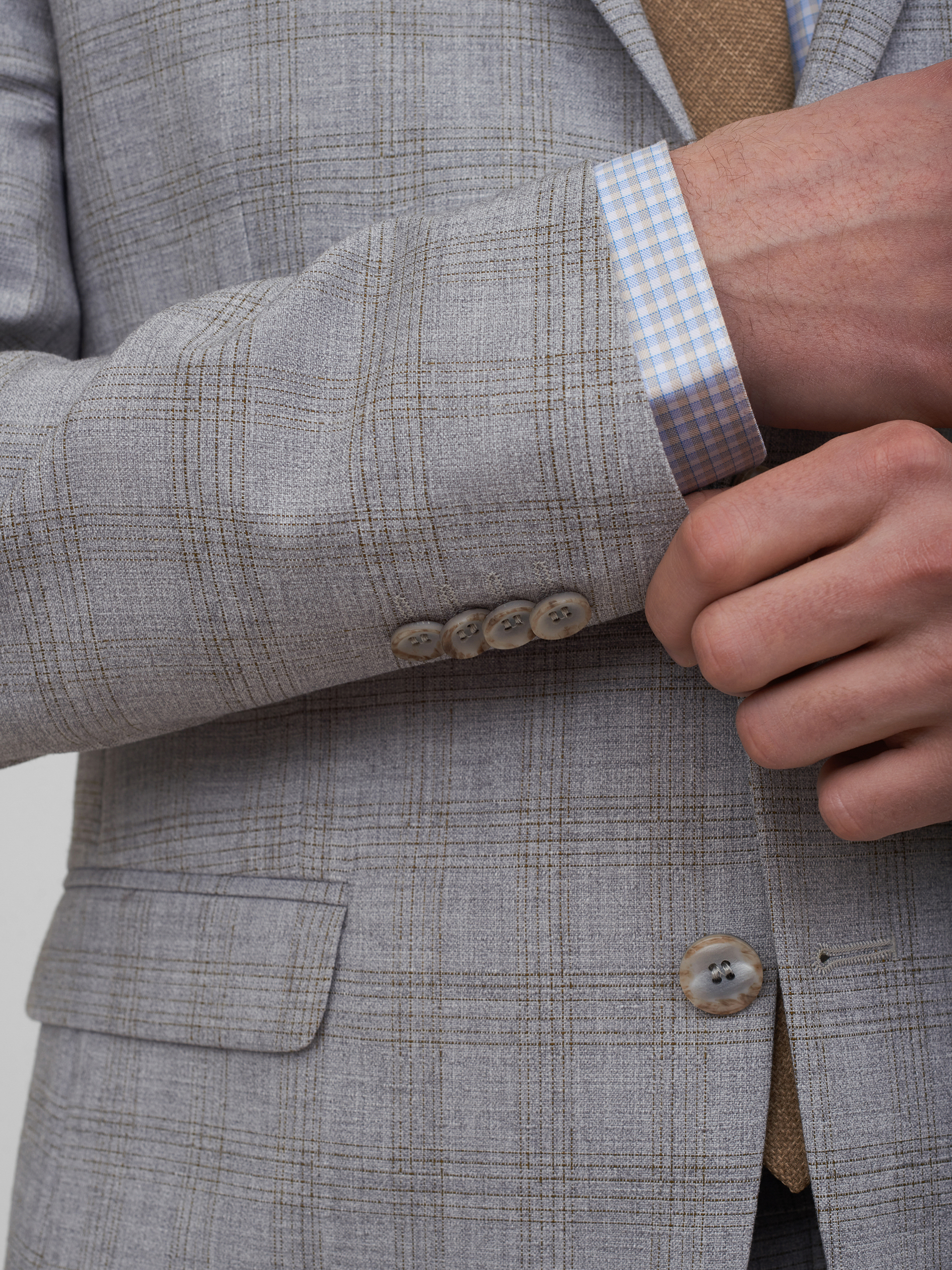 Костюм в клетку Super Slim Fit