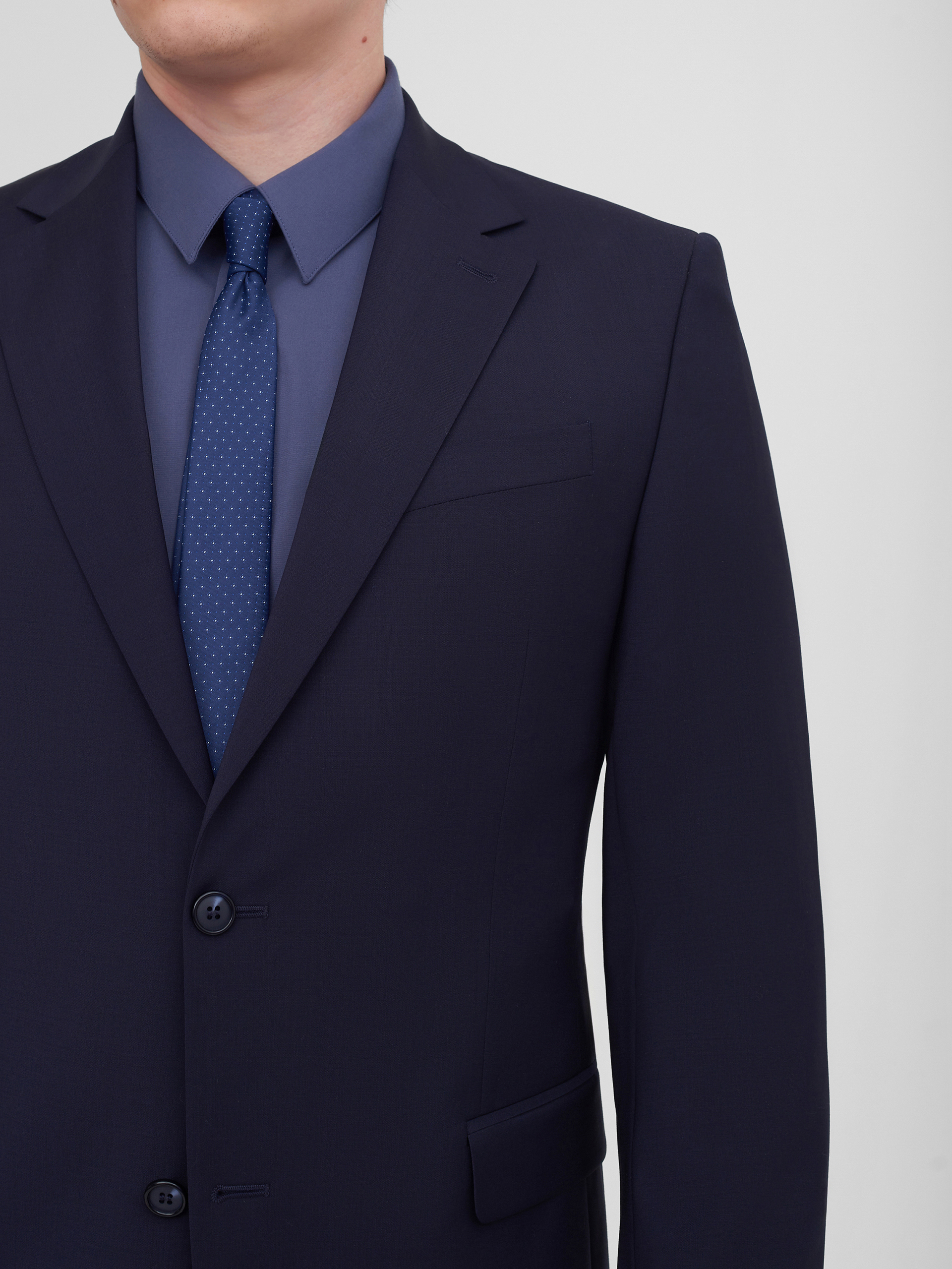 Костюмный пиджак из шерстяной ткани Slim Fit