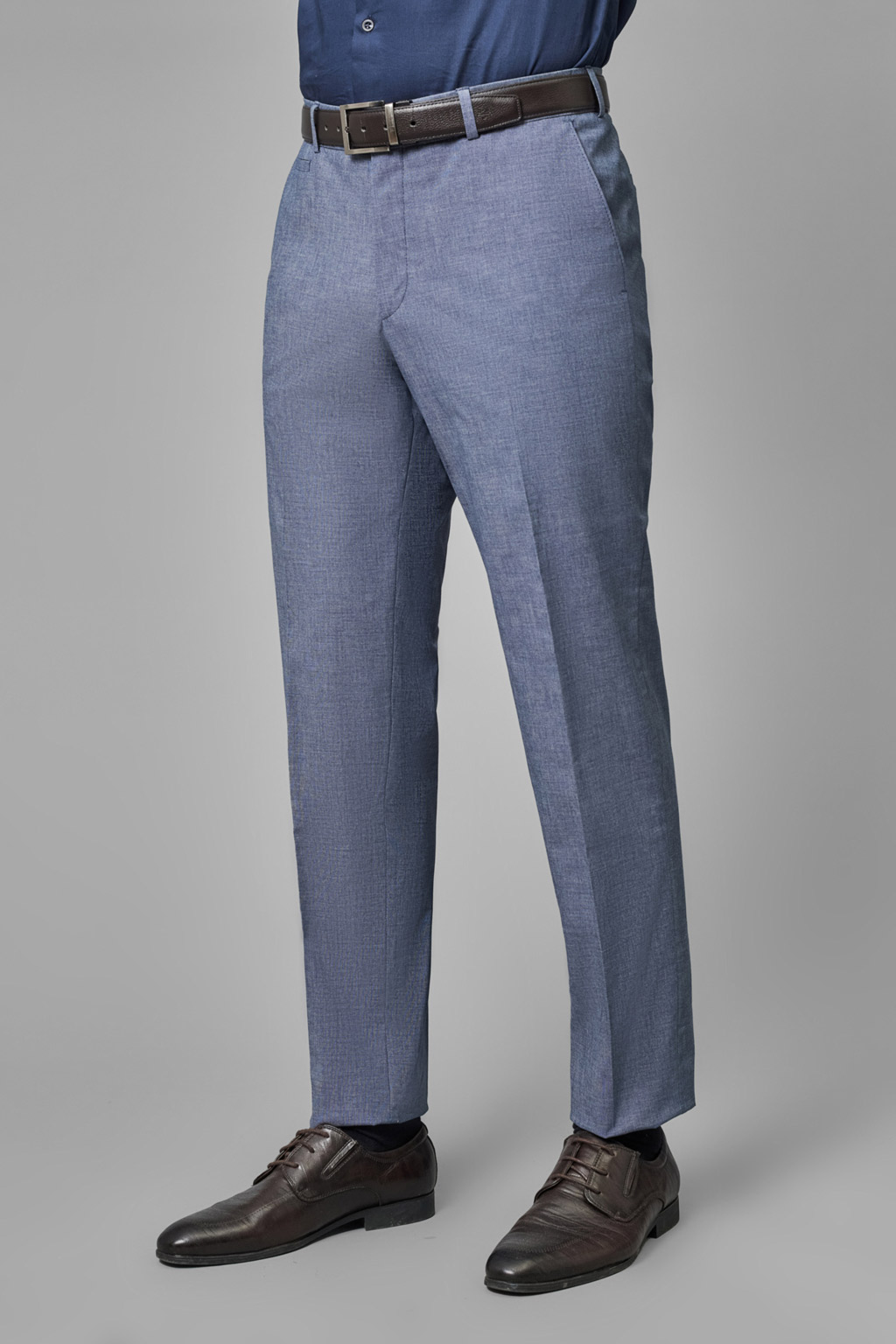 Классические брюки из хлопковой ткани Regular Fit