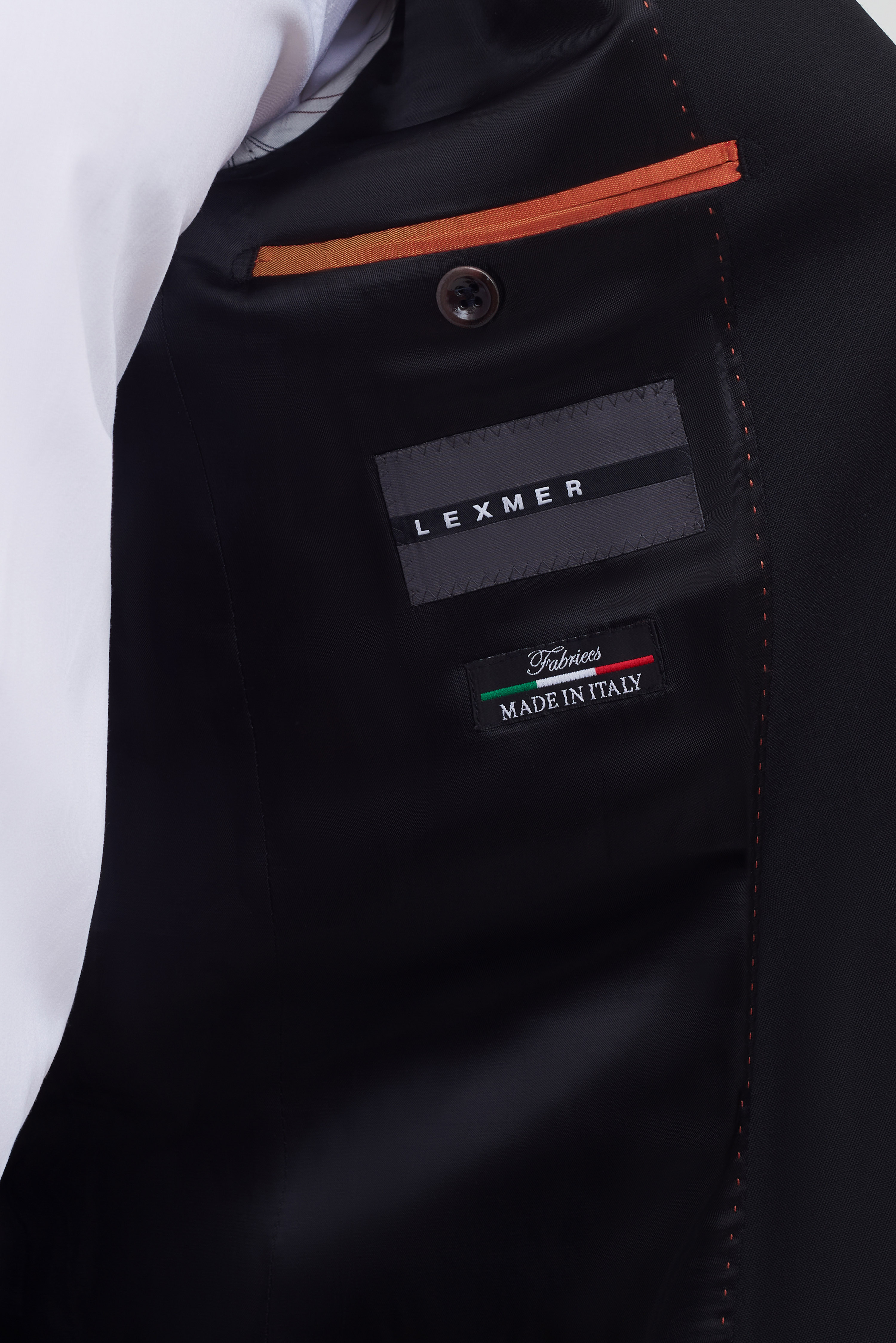 Чёрный классический пиджак Super Slim Fit