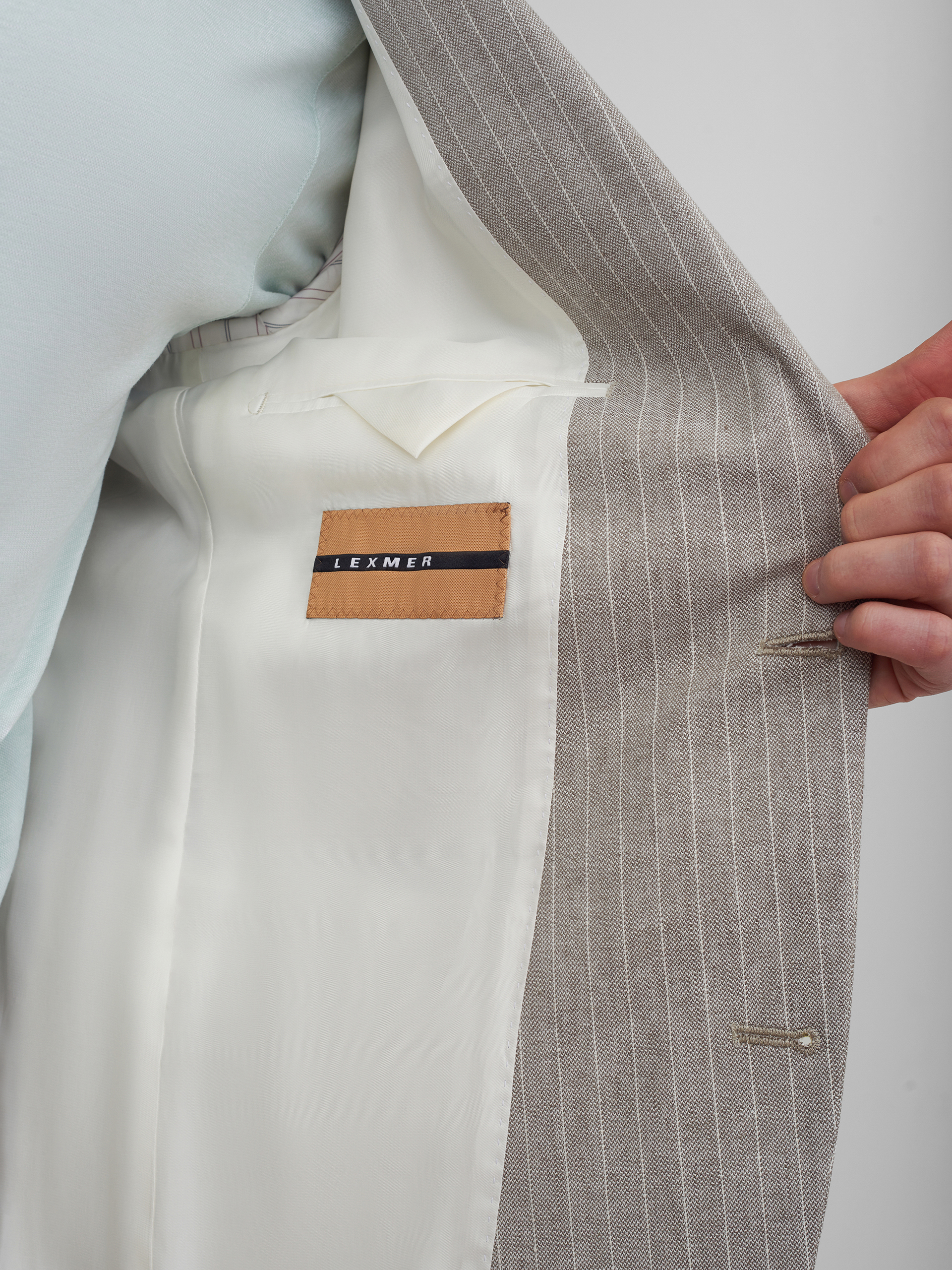 Костюмный пиджак в полоску Slim Fit