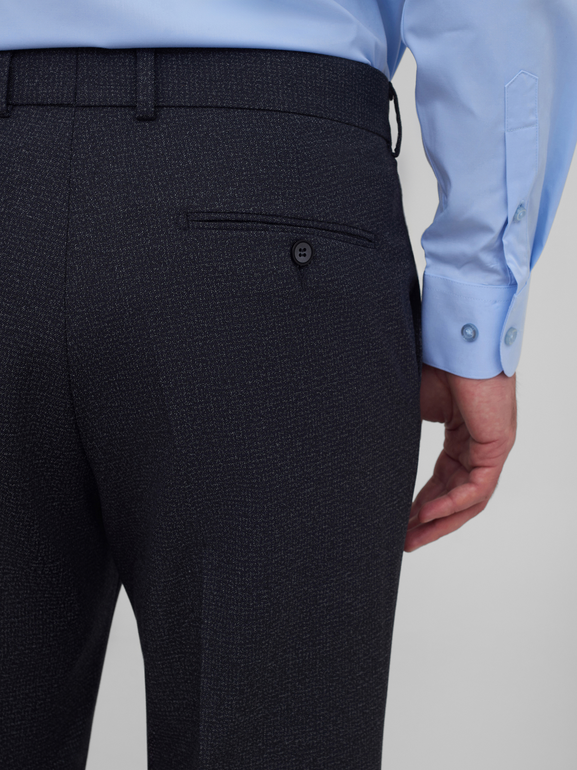 Брюки из смесовой ткани Regular Fit