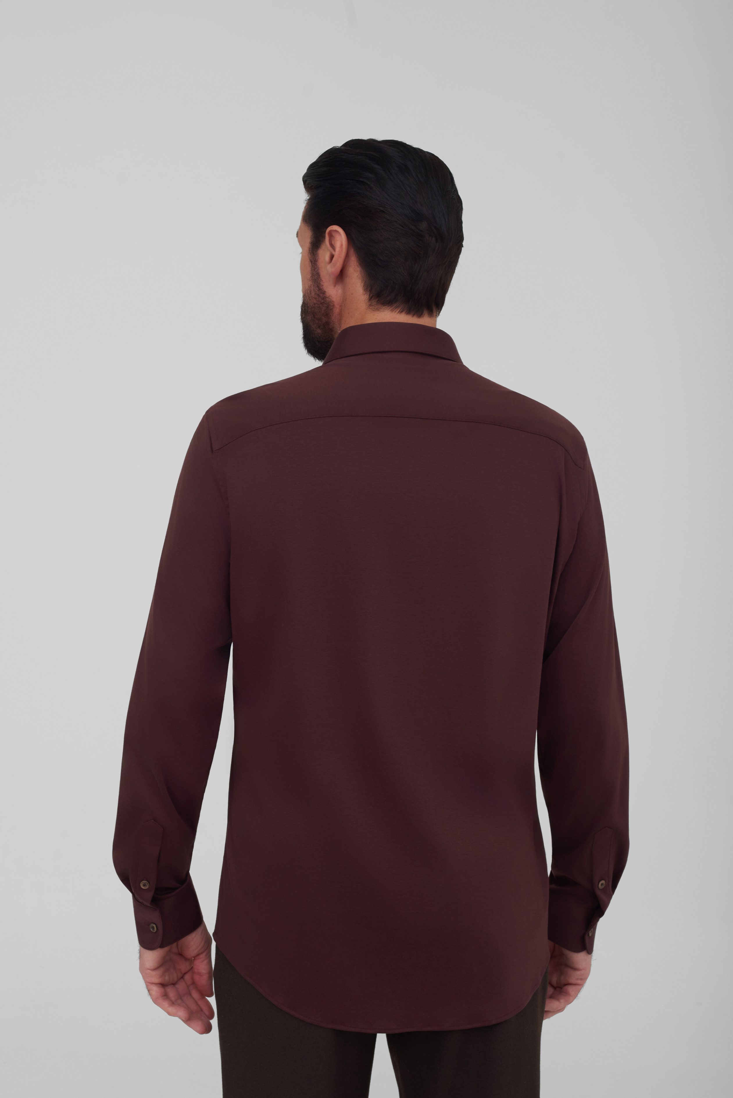Рубашка из эластичного хлопка Regular Fit