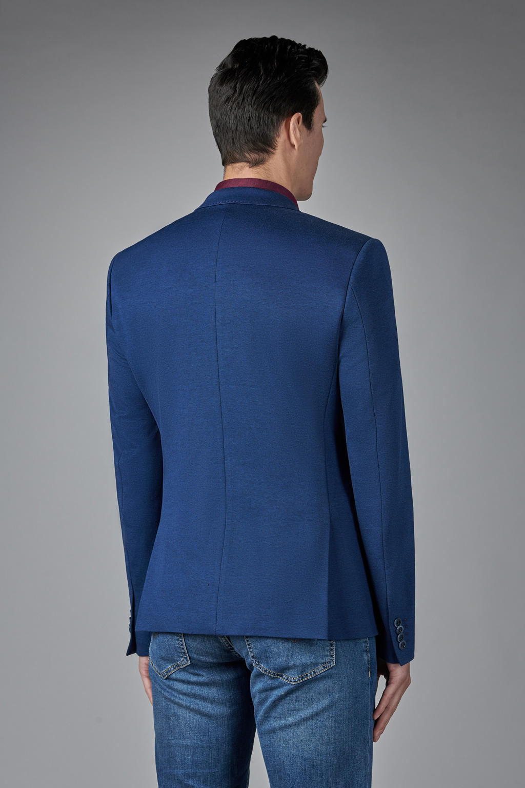 Трикотажный пиджак из ткани с хлопком Super Slim Fit