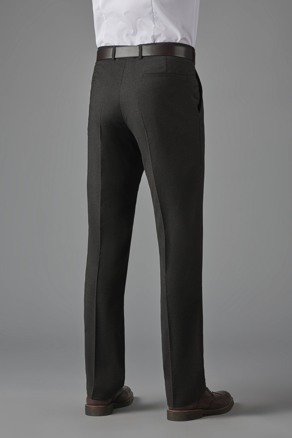 Классические брюки из шерстяной ткани Slim Fit