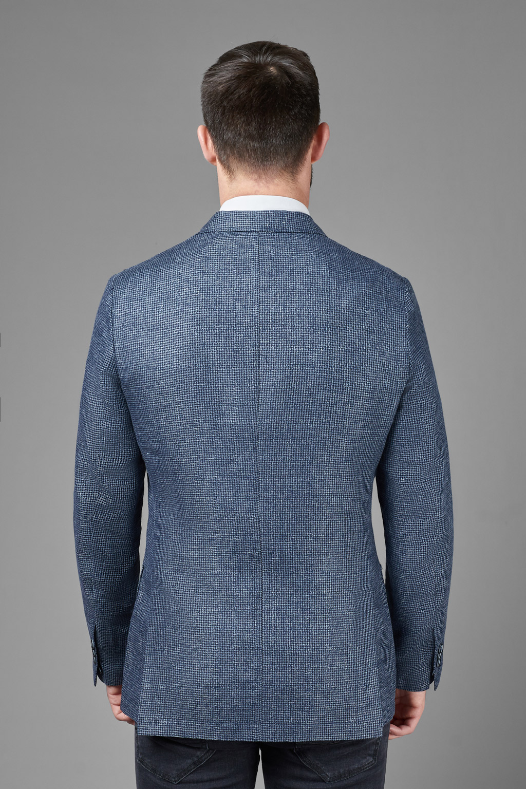 Пиджак из итальянской ткани Reda со льном и шерстью Regular Fit