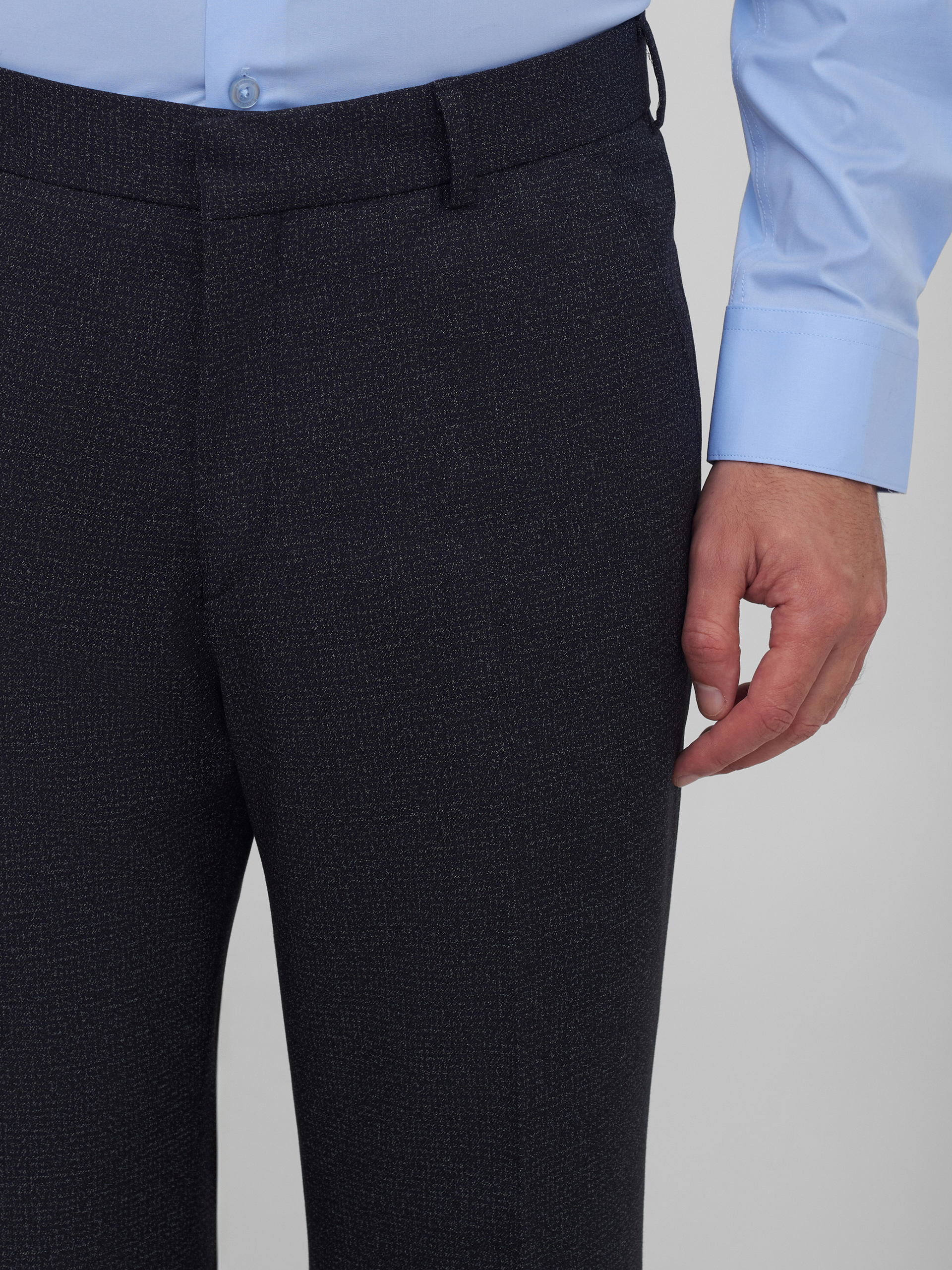 Брюки из смесовой ткани Regular Fit