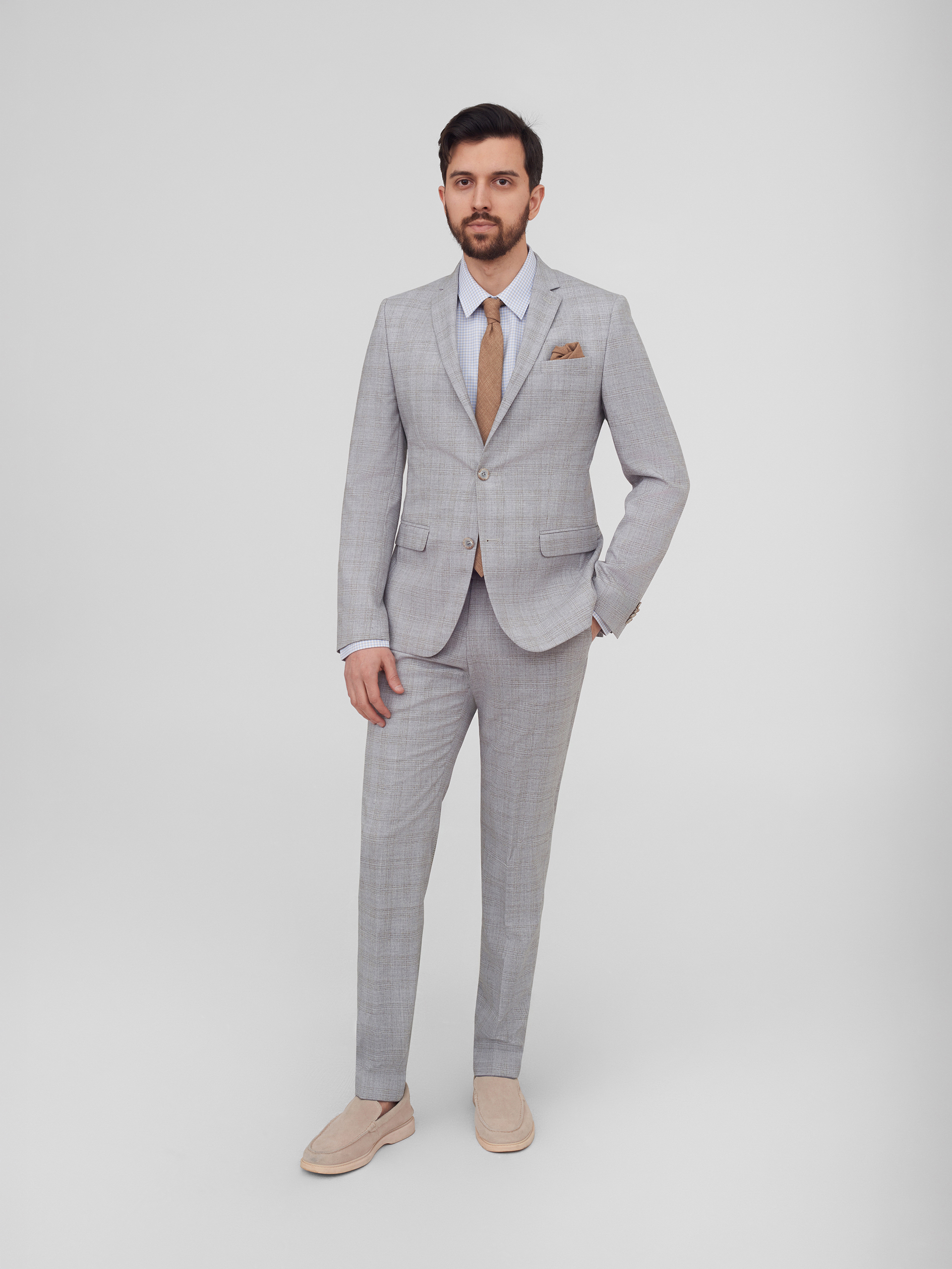 Костюм в клетку Super Slim Fit