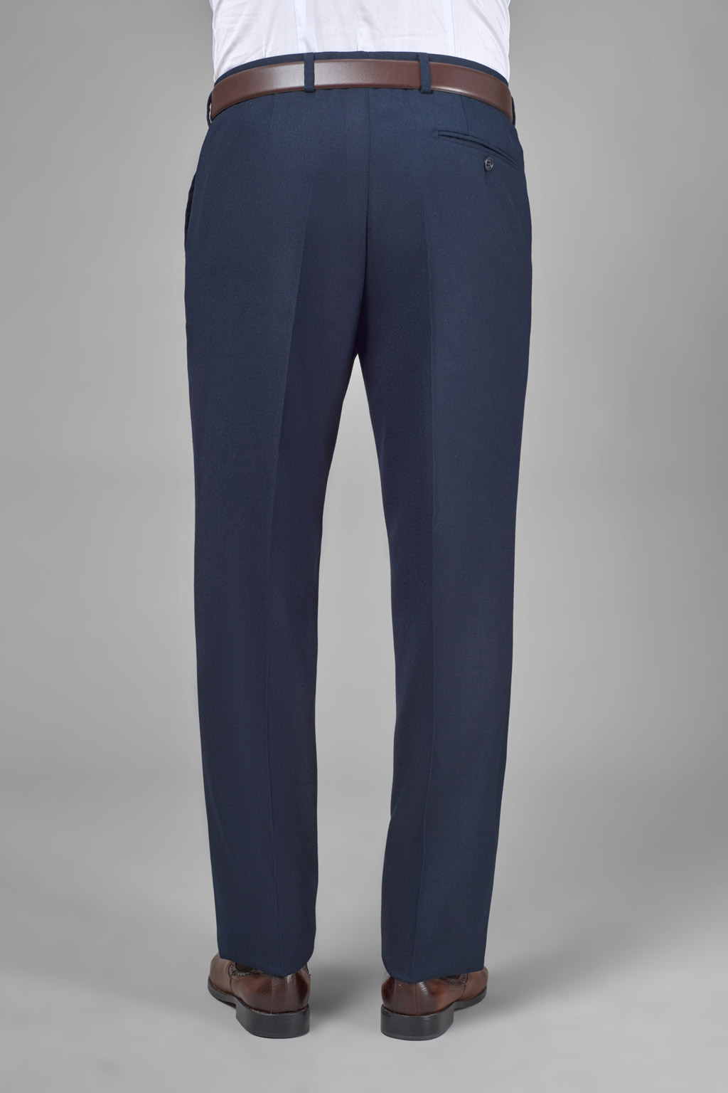Классические брюки темно-синего цвета Regular Fit