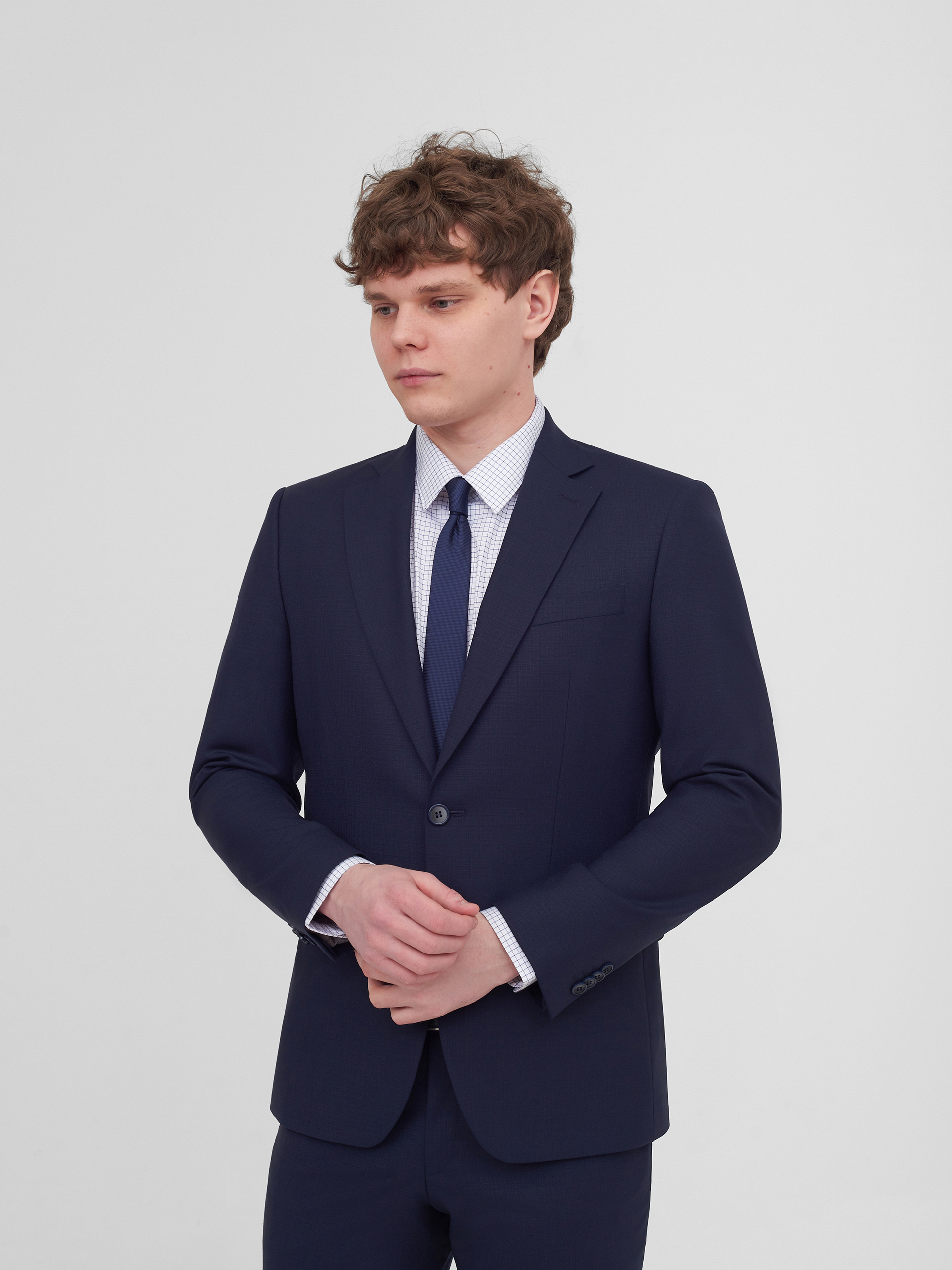 Костюмный пиджак из шерстяной ткани Regular Fit