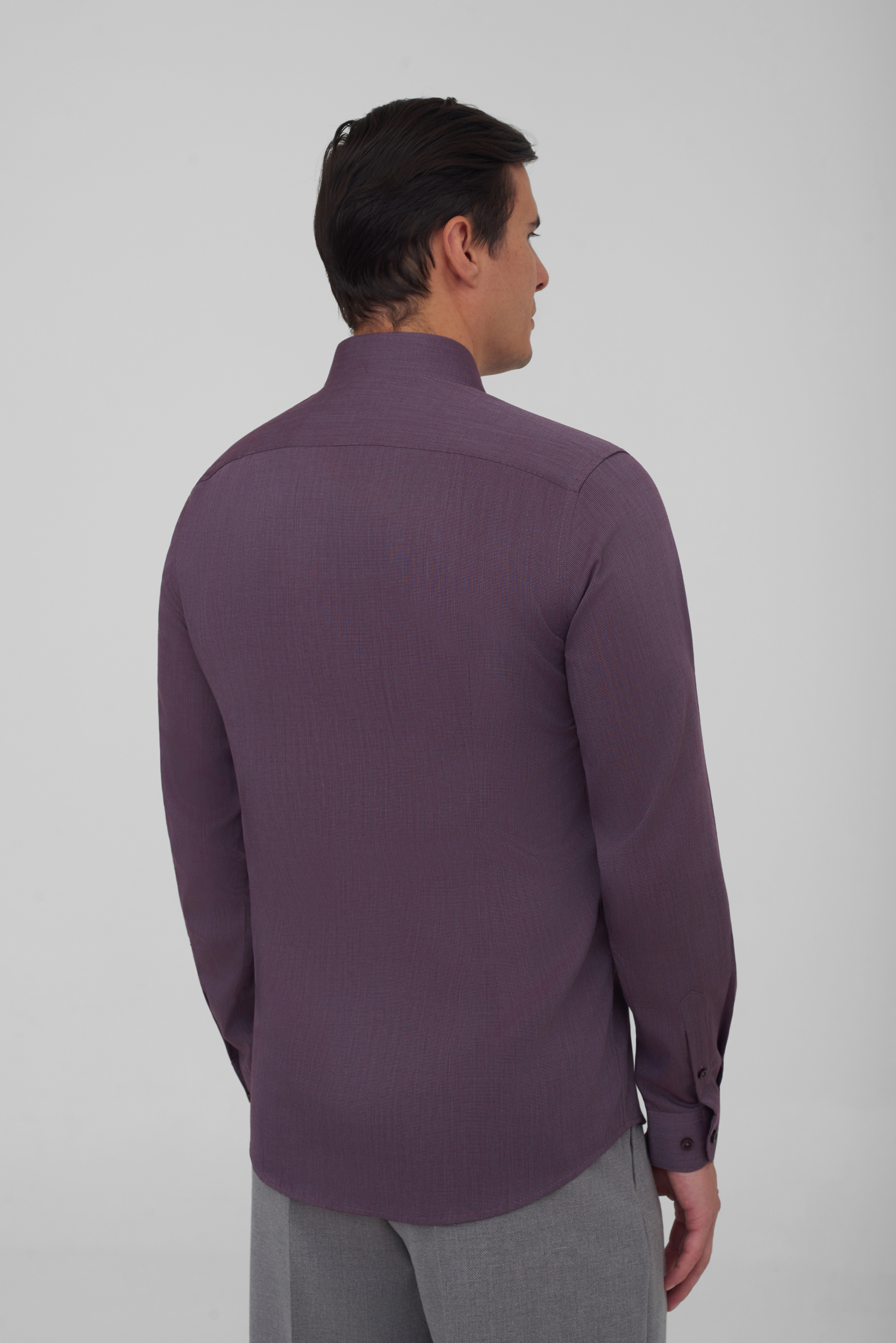 Рубашка с узором Slim Fit