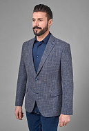 Пиджак из итальянской ткани Vitale Barberis со льном и шелком Slim Fit