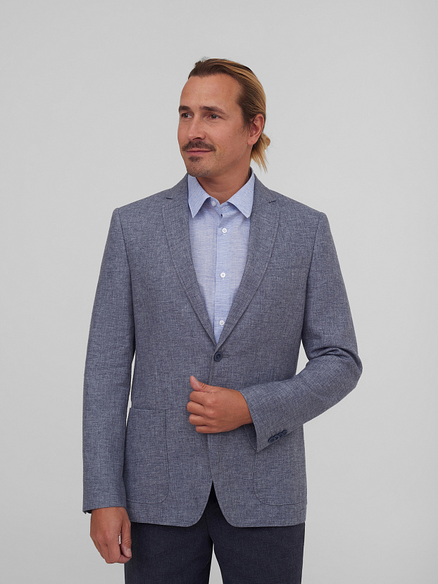 Пиджак с накладными карманами Regular Fit