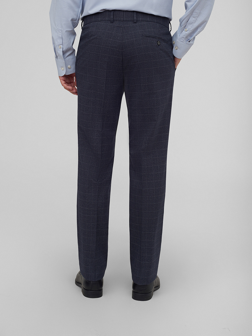 Костюм из смесовой ткани в клетку Regular Fit