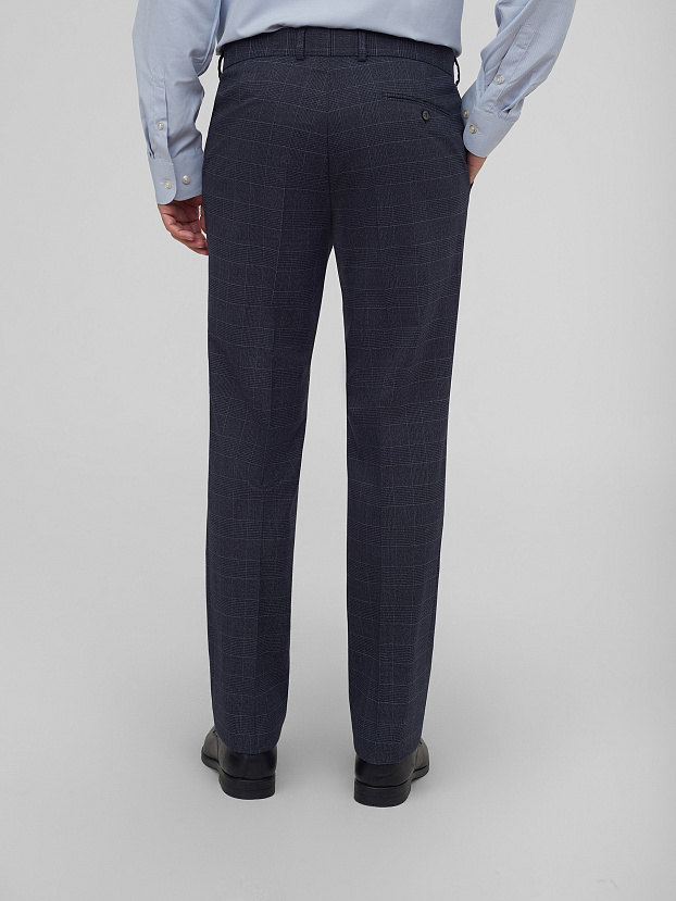 Костюм из смесовой ткани в клетку Regular Fit