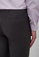 Костюмные брюки в полоску Slim Fit