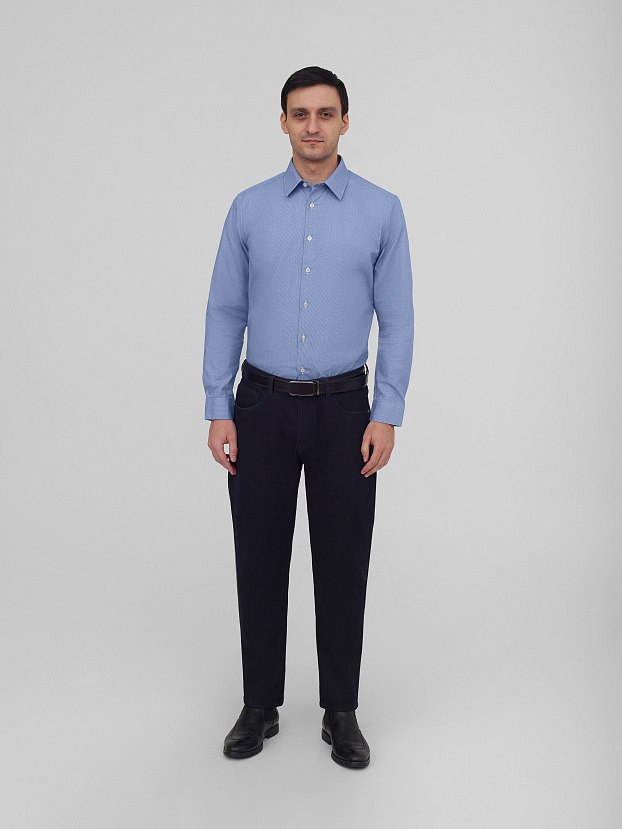 Хлопковая рубашка Slim Fit