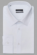 Классическая белая рубашка из эластичной ткани на высокий рост Slim Fit