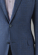 Пиджак из фактурной итальянской ткани Zignone с шелком Slim Fit
