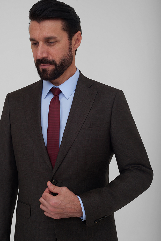 Костюмный пиджак из шерсти Regular Fit