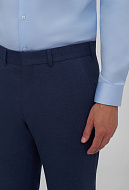 Костюмные брюки из смесовой ткани Slim Fit
