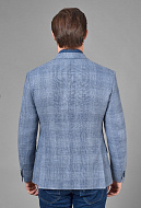 Пиджак из итальянской ткани Drago со льном и шерстью Slim Fit
